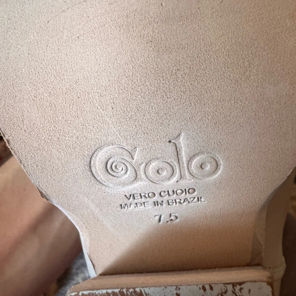 NWB Golo Cactus White Heeled Cowgirl Western Boots - Picture 5 of 8